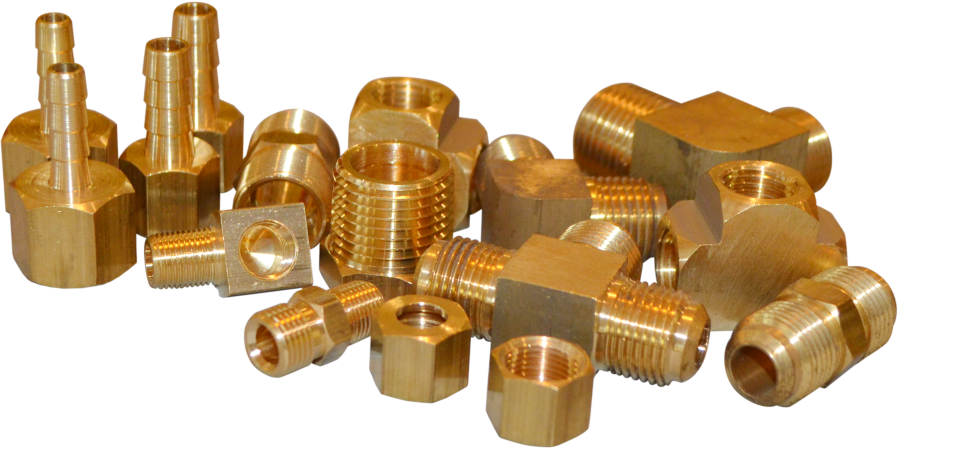Conectores en bronce, conexiones